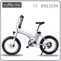 MOTORLIFE / OEM nouveau modèle 20 &#39;&#39; * 4 gros pneu pliant vélo électrique, électrique pédale cycles 27 vitesse